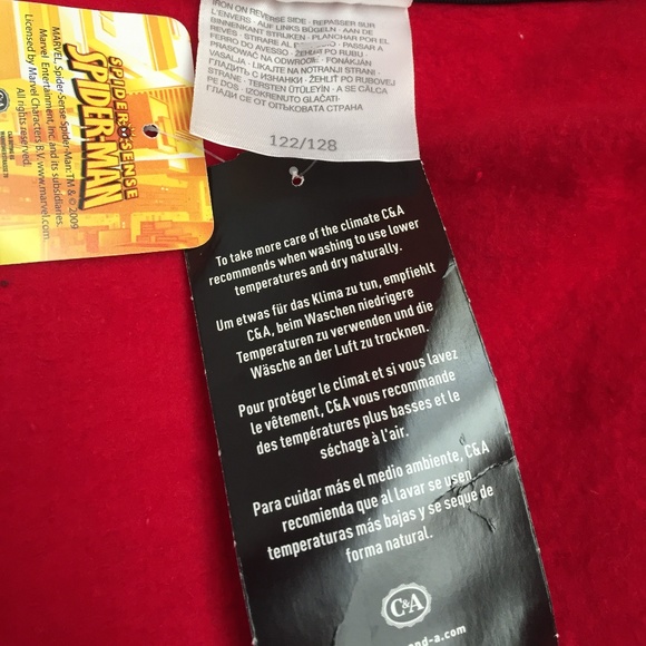 Toddlers Spiderman Hooded Zipper Jacket by C&A - Picture 8 of 8